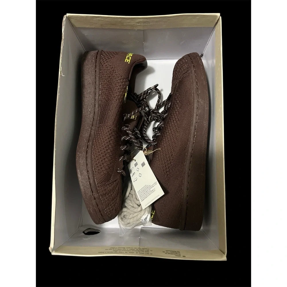 Size 7.5 - adidas Pharrell x Superstar Primeknit Brown